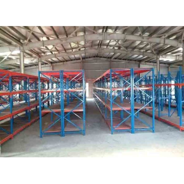 Q235B Steel Warehouse Heavy Duty Storage Racks With Plywood Board