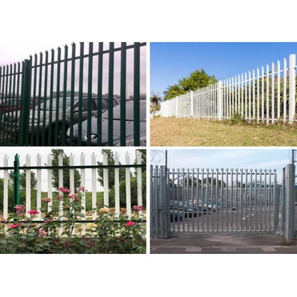 Hot-Dip Galvanized Steel Palisade Fencing for High-Security Perimeter