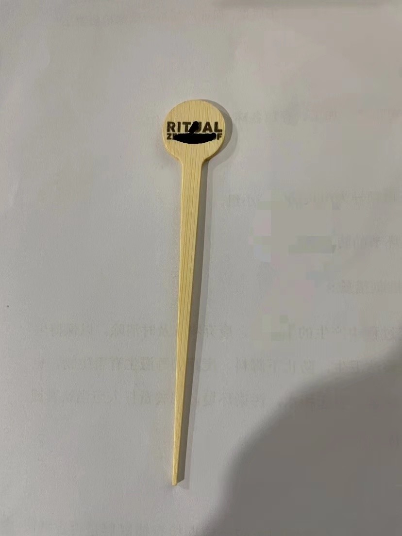 Eco-Friendly Disposable Bamboo Round Head Coffee Stirrer/Stirring Custom Size and Logo
