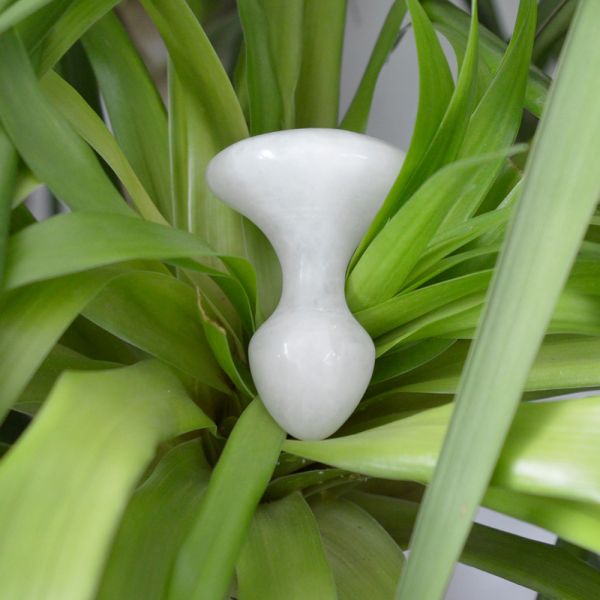 Logo Customized White Jade Gua Sha Massage Tool for Face and Neck Pain Relief Massage Stone