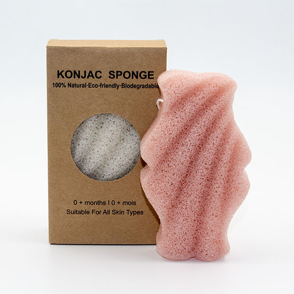 Губка волны Fishtail Konjac Exfoliating