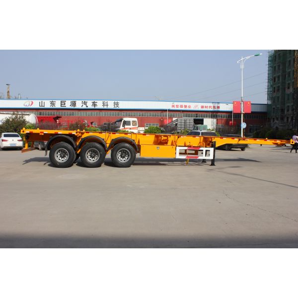 Подвеска Лист-пруга/воздушная подвеска трехосный скелетный прицеп для контейнерной перевозки