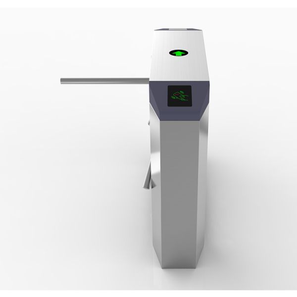 Pedestrian Access Control Tripod Turnstile Barrier Gate with RFID Reader in Semi-auto mode