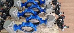 Pneumatic Butterfly Valve DN25-1000 with Rack Pinion Actuator