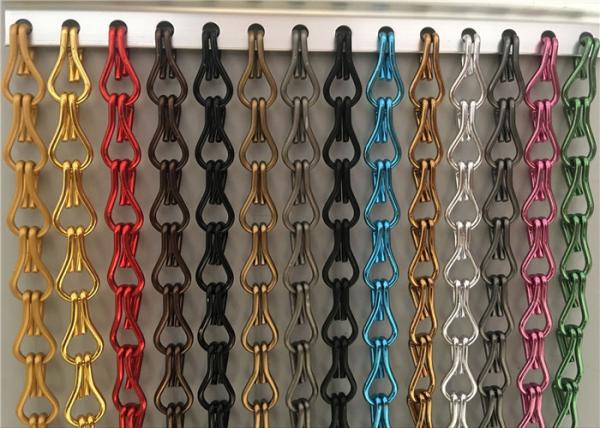 High quanitly aluminium Chain Fly Screen/ Hanging Fly Screen Curtain