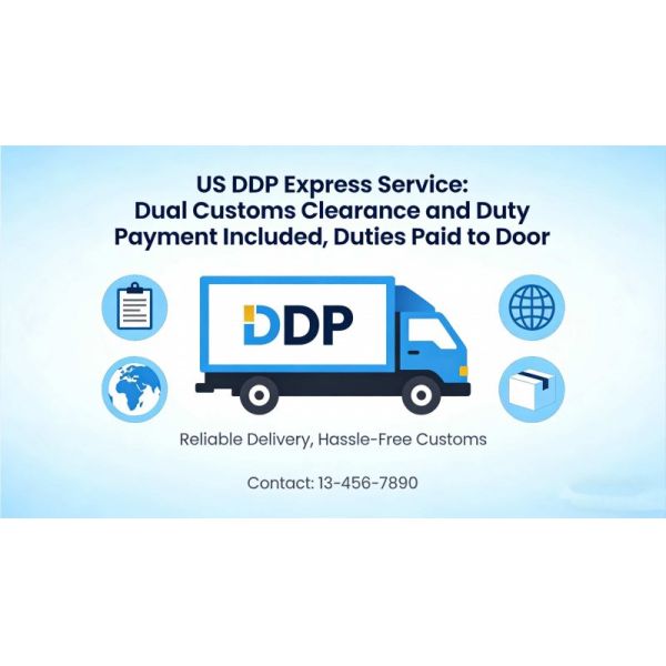 US DDP Express Logistics Service Dual Customs Clearance / Duty Payment Included