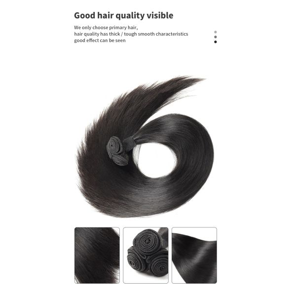 ST 12A Virgin Real Human Hair Bundles