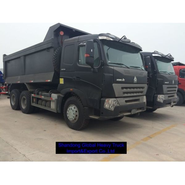 Heavy Duty 6x4 Diesel Cargo Truck 40T Load Capacity ABS Brake System