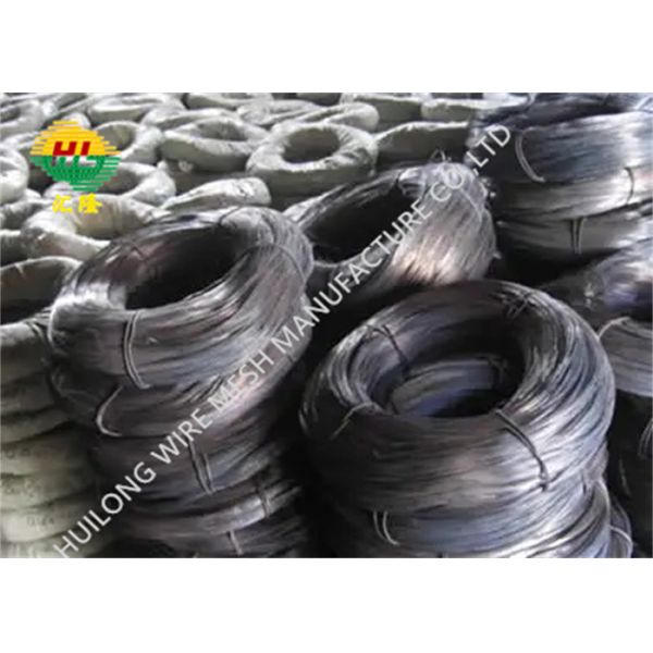 Coil Size Id 200mm-800mm Black Annealed Iron Wire Elongation ≥15%