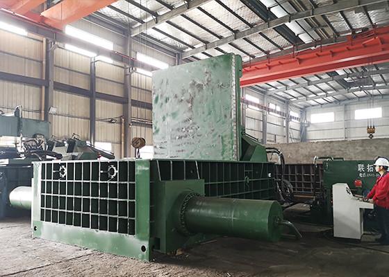 380V 50HZ Hydraulic Metal Baler Melting Industry Scrap Balers Long Service Life