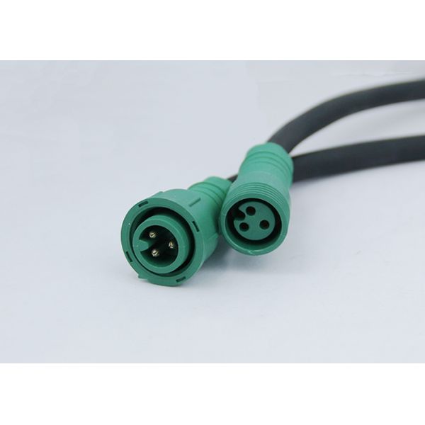 10A Electrical Watertight Cable Connector 4 Pin Waterproof Electrical Connectors
