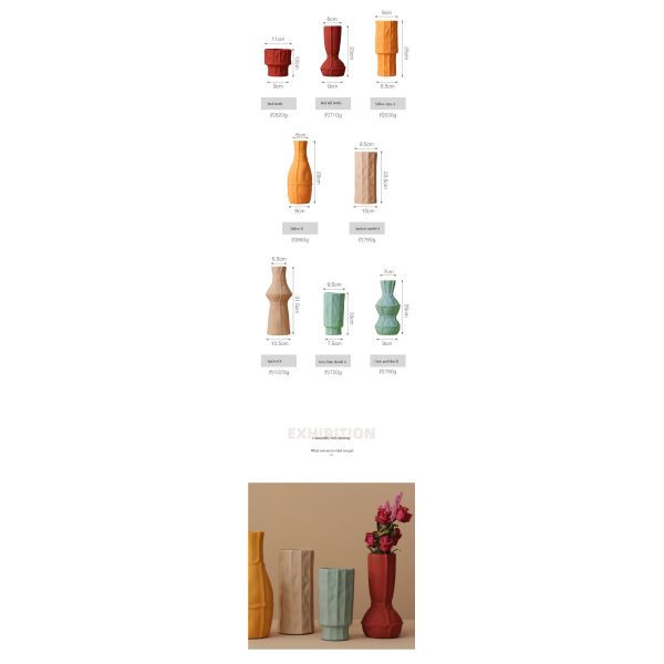 Large Red Terra Cotta Pottery Antique Flower Vase for Home Decoration Pieces Ceramic