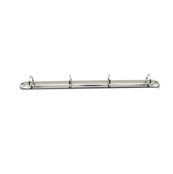 Silver 4 Ring Binder Mechanism Customized D Ring Mechanism Environmentally Friendly For Office Stationery