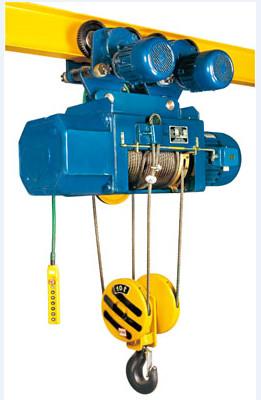 Cor elétrica do azul da grua de corda do fio da grande capacidade de 10 T