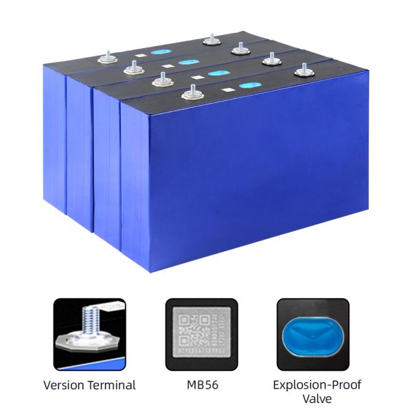 Grade A EVE MB56 Lifepo4 Battery 3.2V 628Ah 10000 cycles Lithium Ion Battery for battery pack with CE certification
