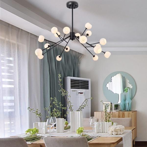 Art Decor spider chandelier restaurant bar living room sputnik light Black Color Loft chandelier(WH-MI-237)