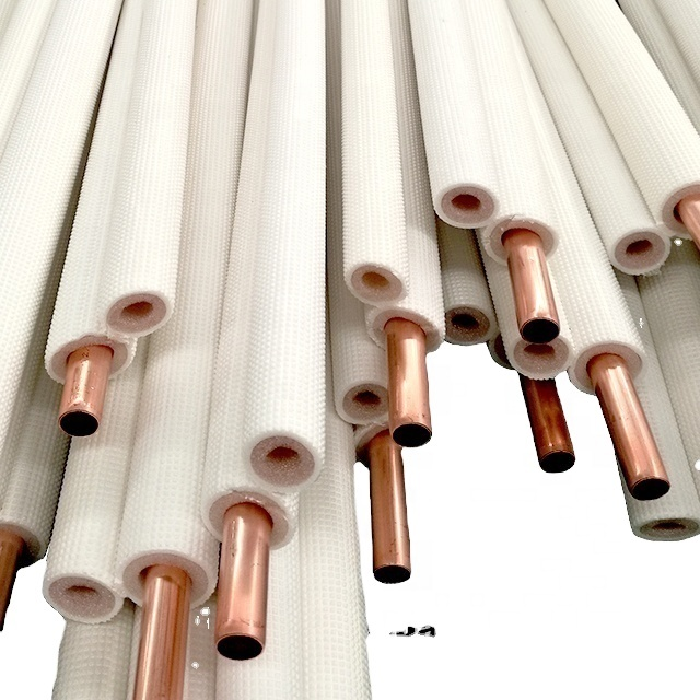 Hvac Pe Insulated Coil Copper Air Conditioner Accessories Pipe  2 Inch 12Mm