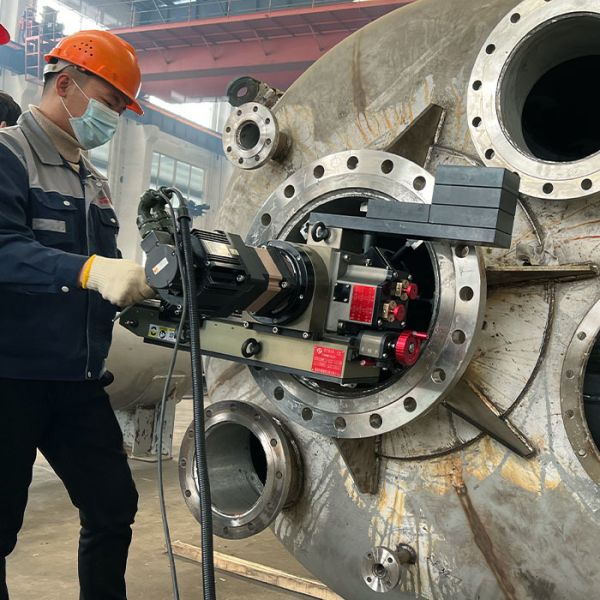 FI40 Portable Flange Facer with 2.2 Hp Power for Precision Machining and Modular Design