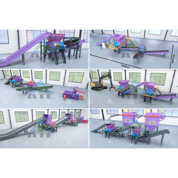 Industrial Metal Shredder with Automatic Manual and Semi-automatic Operation for Scrap Metal Recycling