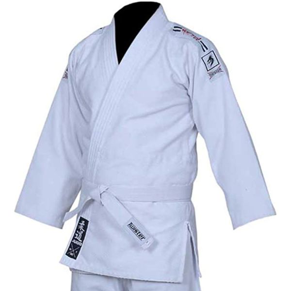 Durable Soft Custom Logo Judo Gi Uniform For BJJ And Judo Training