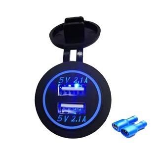 2 Pins Socket Standard and 12-24V DC Input USB Car Charger Type C Car Charger for Long-Lasting Performance