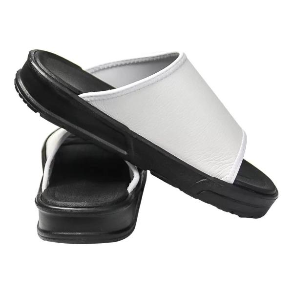 Customized Sublimation Sports Slippers With Printable Leather Upper Flip Flop Blanks For Sublimation