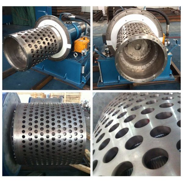 Máquina química do centrifugador do empurrador de duas fases para o sal mineral