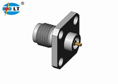 3.5 Mm Gold Plated RF Coaxial Connector Female Jack Millimeter Wave