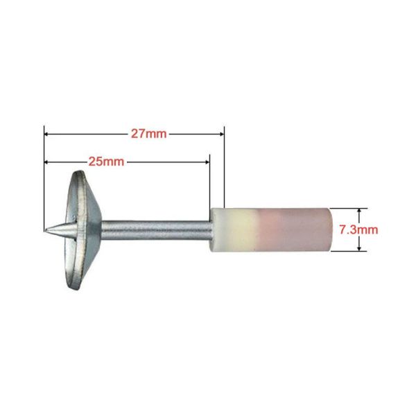 Metal Washer Dia. 15.6mm 27mm Mini Ceiling Nails for Fast Concrete Wall Fixing Device