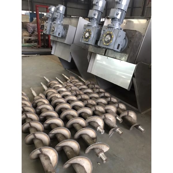 Field Maintenance Volute Sludge Dewatering Screw Press for Textile Wastewater Treatment