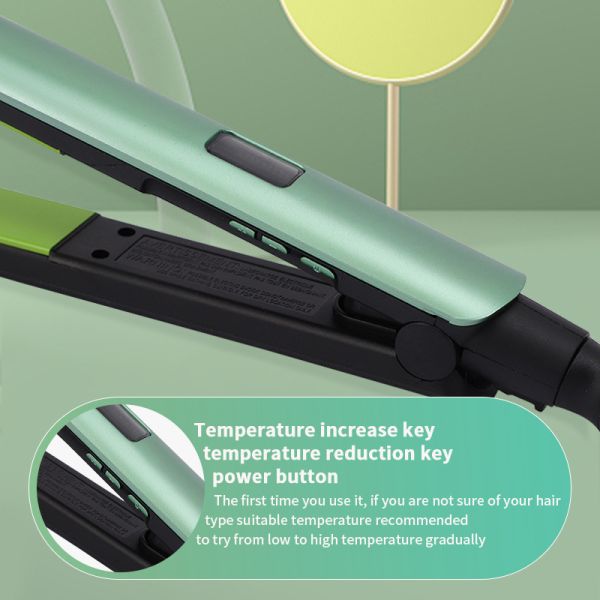 Electric Hair Straightener Featuring Dual Voltage Compatibility and Ionic Technology for Frizz Free Long Lasting Results