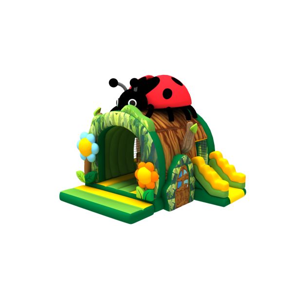 Outdoor SGS Kid Inflatable Bounce House Water Slide Castle With Blower