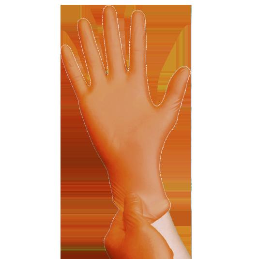 Powder Free Disposable Protective Gloves Coated Latex Strong Nitrile Gloves Blue