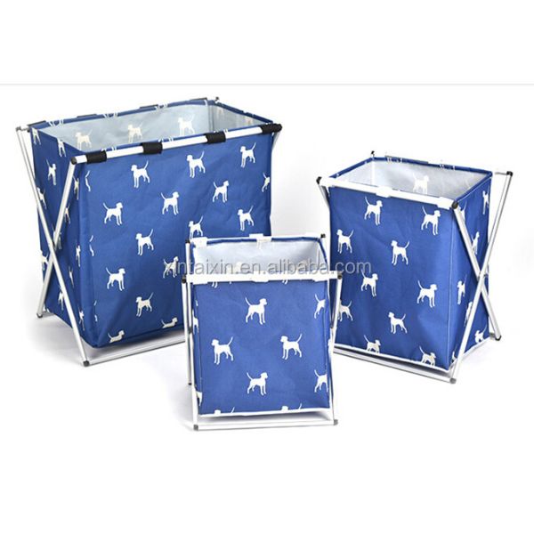 Dirty Cloth Organizer Foldable Laundry Basket 41*33cm Jute Receive Basket