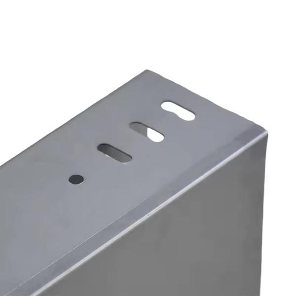 Solid Bottom Support Type Cable Tray with Powder Coated Finish and Rectangular Shape