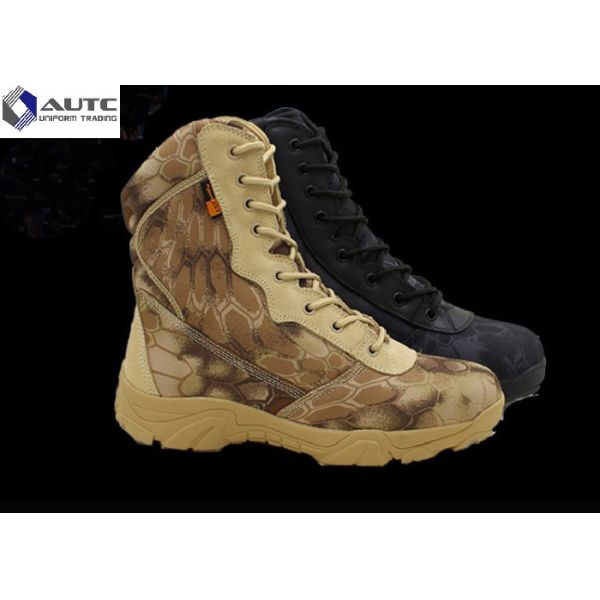 Молния обуви ботинок Микрофибер кожаная военная тактическая 8 дюймов высокая