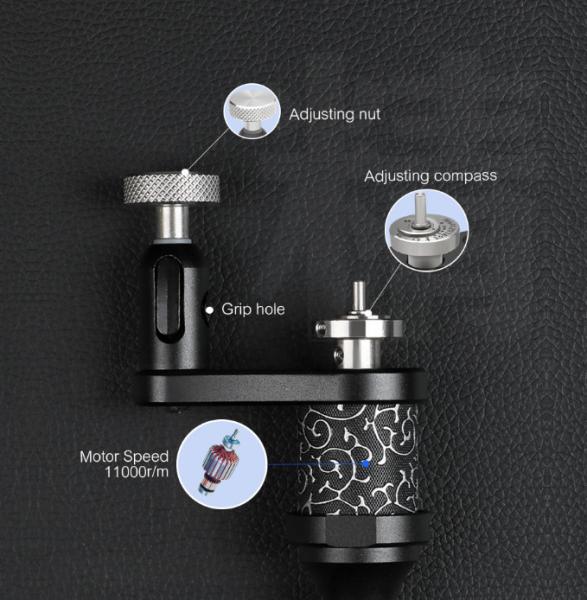 Liner Tattoo Machine Rotative Tattoo Machine Strong Motor 10 W Rotary Tattoo Machine Gun DC 5.5 Jack