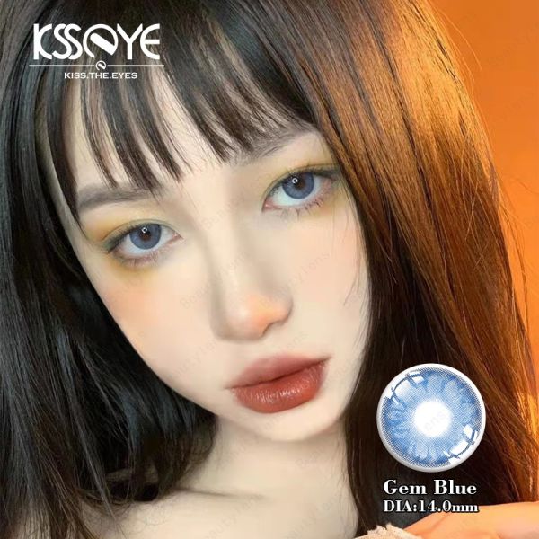 KSSEYE Girl Grey Colour Eye Contact Lens High Moisture Content For Cosmetic