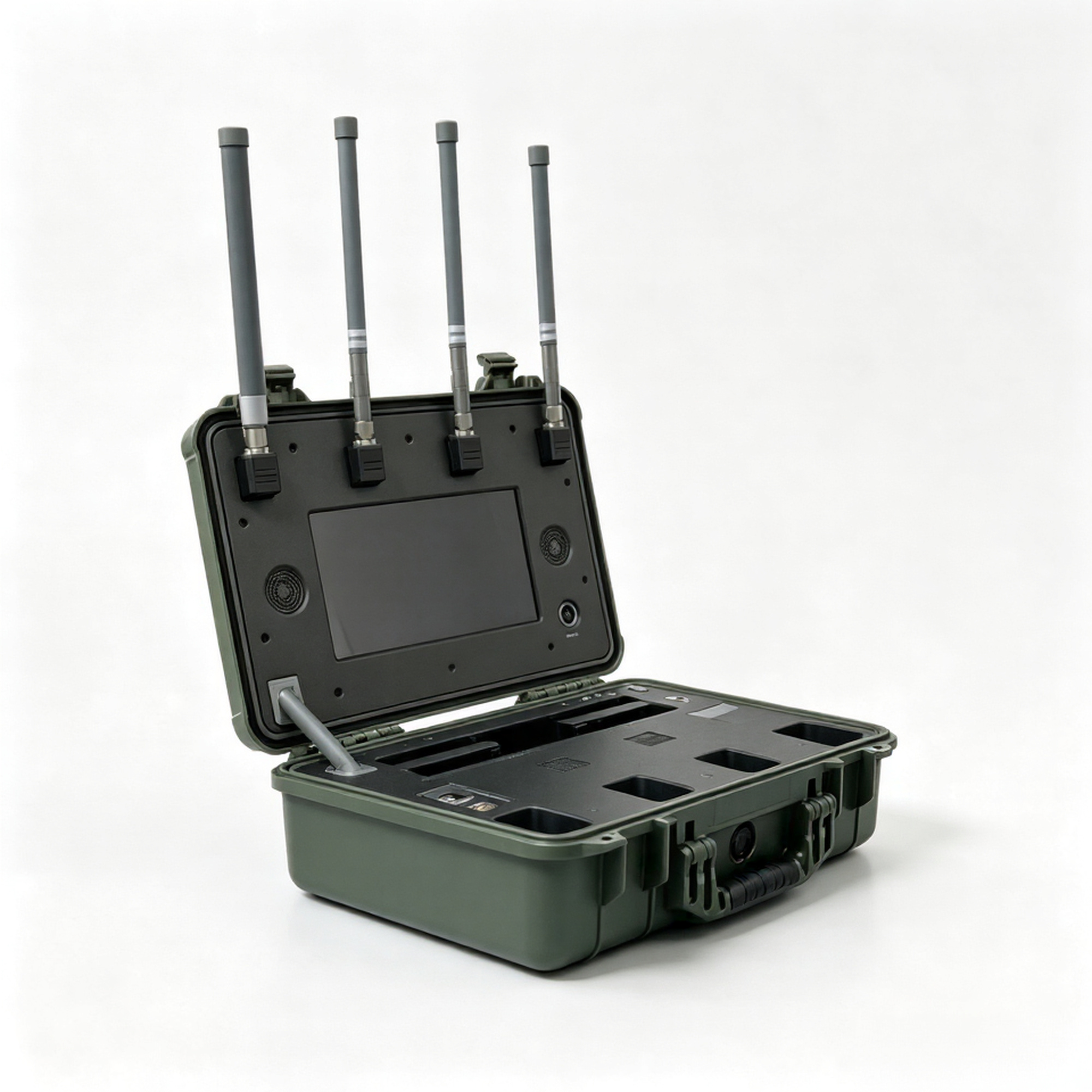 100MHz-6.2GHz UAV Detection - 10km Range Rapid Deploy - Counter Drone System