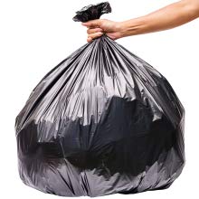 Heavy Duty Large Trash Bags, 95 Gallon for Big Garbage Can, Liner, Container, Bin, Lawn Leaves, Outside -Thick 2 Mil