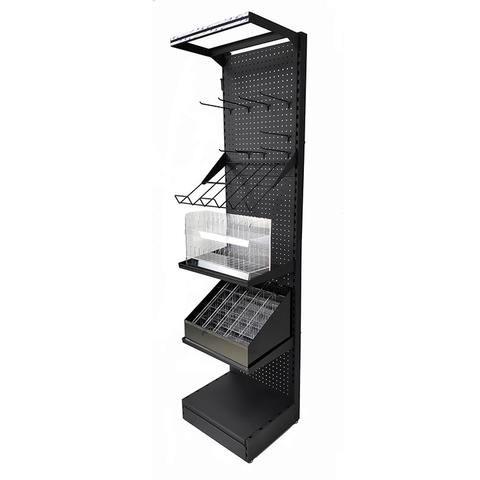 2200mm Retail Exhibitions Metal Display Stands Customizable Retail Wire Display Racks