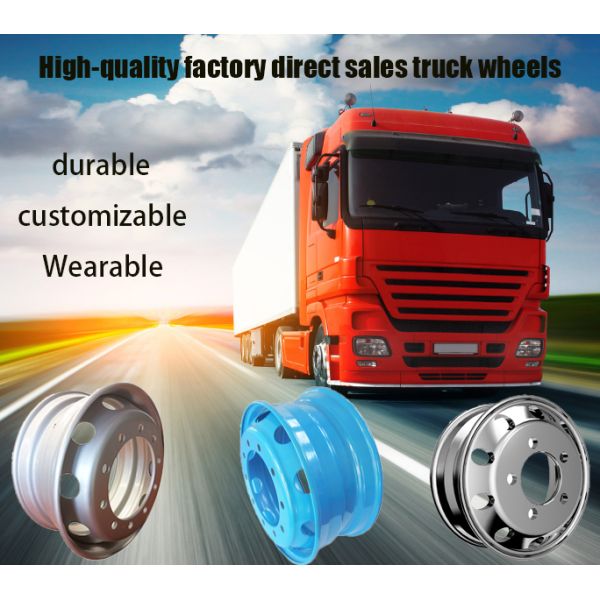 10 отверстий безламповое стальное колесо тележки 22,5 x 8,25 снабжают ободком для трейлера