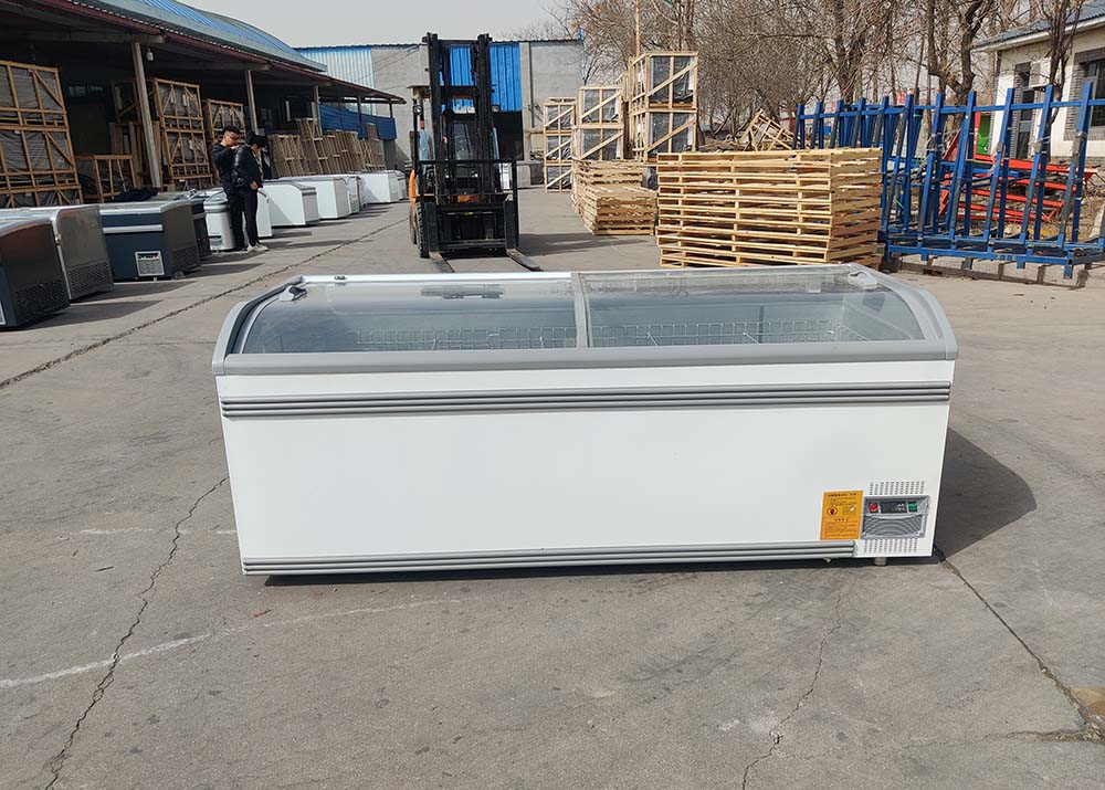 Автомобиль замораживателя дисплея комода острова Commerical размораживает 2.1m