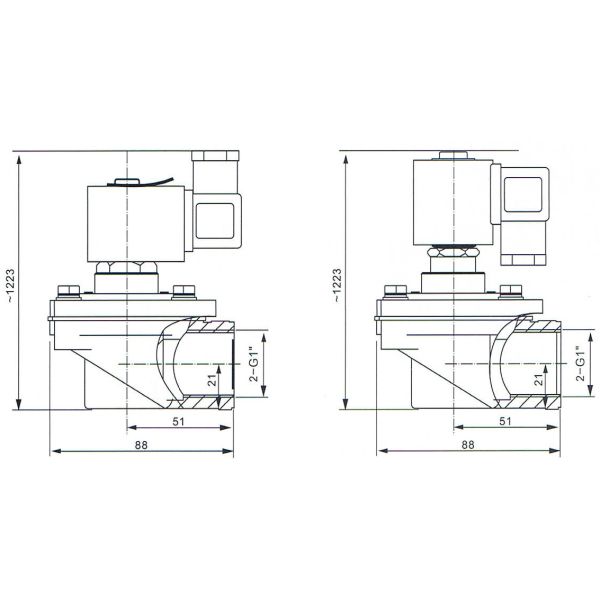 СКГ353А044 1 тип АК дюйма АСКО ДК 220В клапана 24В ИМПа ульс сборника пыли двигателя обратного
