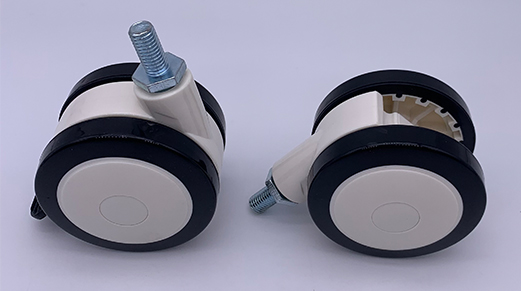 75mm Mute Medical Casters Hospital Bed Swivel Wheels Universal