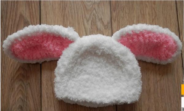 cartoon rabbit handmade baby hat cap Photography Prop Crochet Hats underwear set  costume