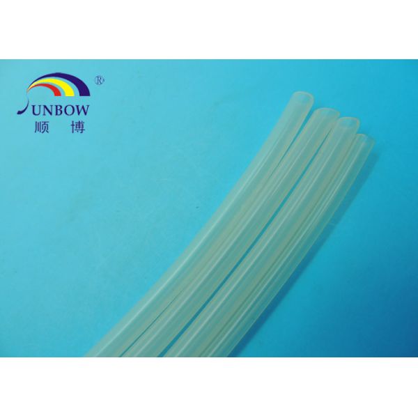 Transparent Silicone Rubber Tube / Clear Heat Shrinkable Tubing -40ºC - 200ºC