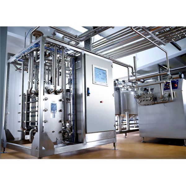 Yogurt Milk Production Line Sanitary Stainless Steel Material ODM / OEM Accepted