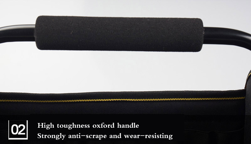 Heavy Duty Rolling Rugged Holding Backpack Porter Cable Tote Tool Bag for Electrician