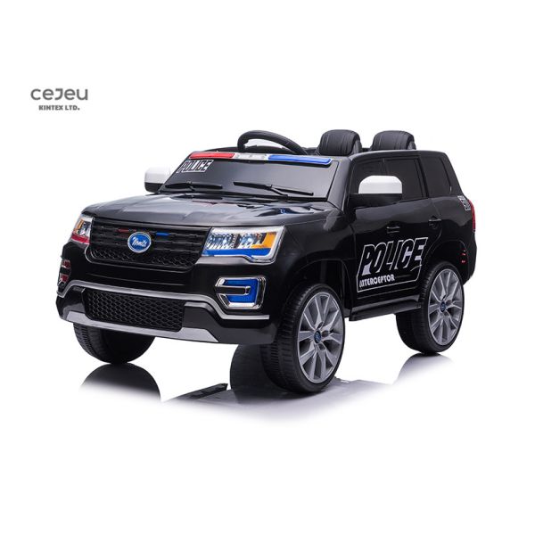 48month Police Electric Ride On 2.6KM/HR RC 12 Volt Ride On Police Car